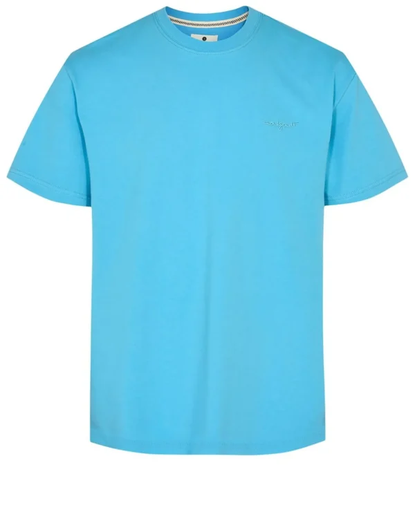 Mand Anerkjendt Akkikki S/S Logo Tee Noos - Bonnie Blue