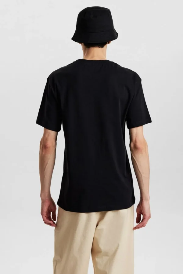 Mand Anerkjendt Akkikki S/S Logo Tee Noos - Caviar