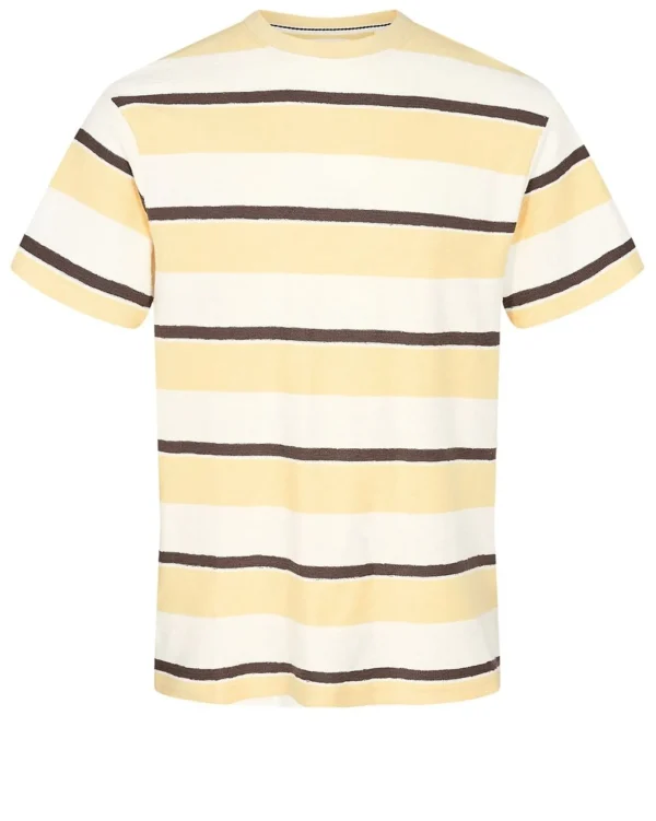 Mand Anerkjendt Akkikki S/S Stripe Frotte - Impala