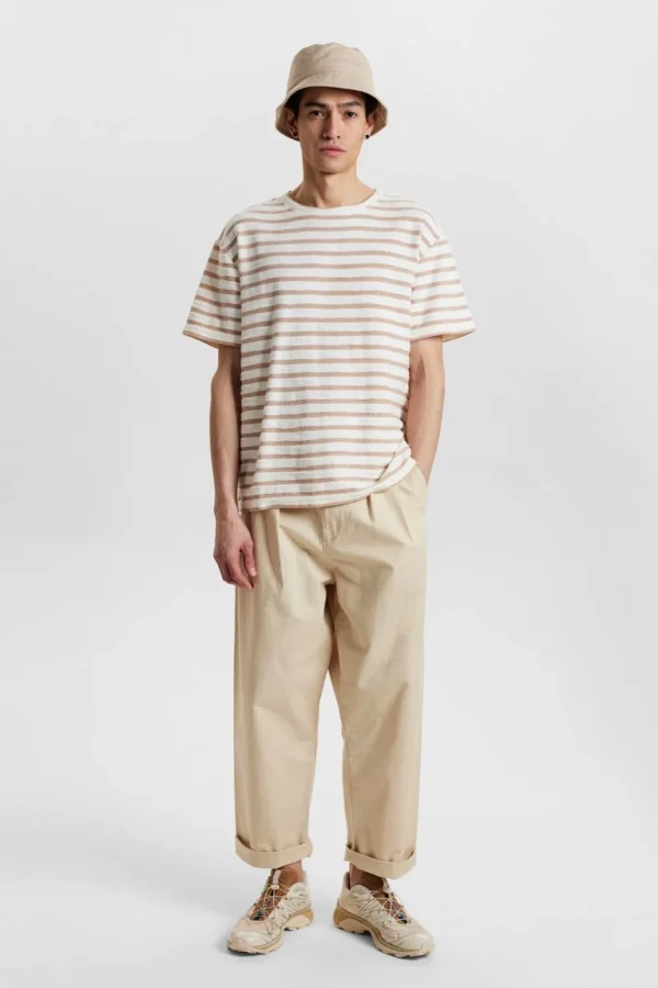 Mand Anerkjendt Akkikki S/S Structure Stripe - Incense