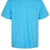 Mand Anerkjendt Akkikki S/S Strucute Pocket Tee - Bonnie Blue