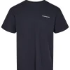 Mand Anerkjendt Akkikki S/S Waffle Tee - Dark Navy