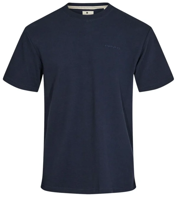 Mand Anerkjendt Akkikki Structure Tee - Sky Captain