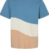 Mand Anerkjendt Akkikki Wave Tee - Cornet Blue