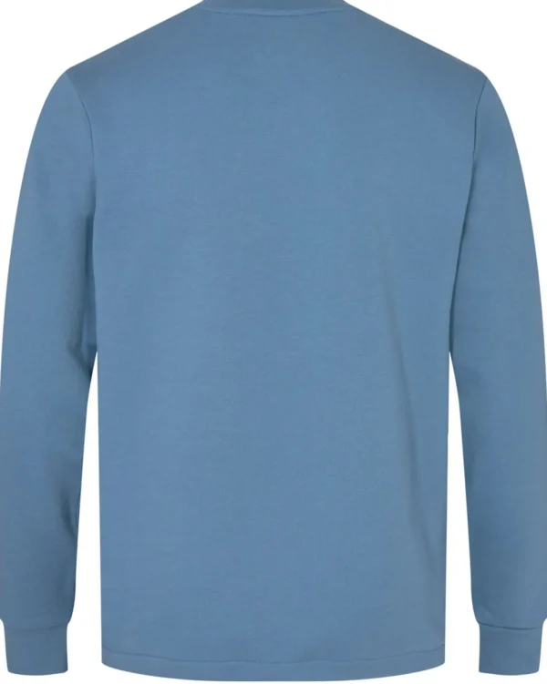 Mand Anerkjendt Akklaus String Detail Sweat - Cornet Blue