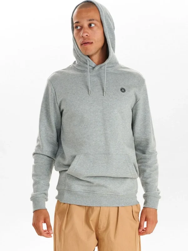 Mand Anerkjendt Akknigel Noos Hoodie - Light Grey Mel