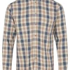 Mand Anerkjendt Akkonrad Check Shirt - Sky Captain