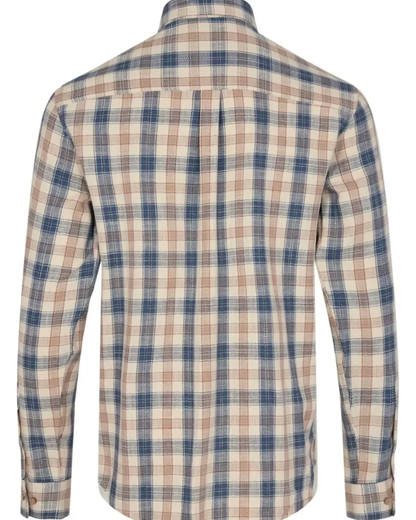 Mand Anerkjendt Akkonrad Check Shirt - Sky Captain