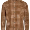 Mand Anerkjendt Akkonrad Cord Check L/S Shirt - Incense