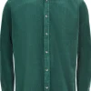 Mand Anerkjendt Akkonrad Corduroy Shirt - Pine Grove