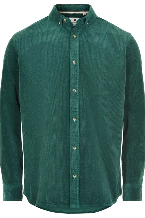 Mand Anerkjendt Akkonrad Corduroy Shirt - Pine Grove