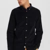 Mand Anerkjendt Akkonrad Corduroy Shirt - Sky Captain