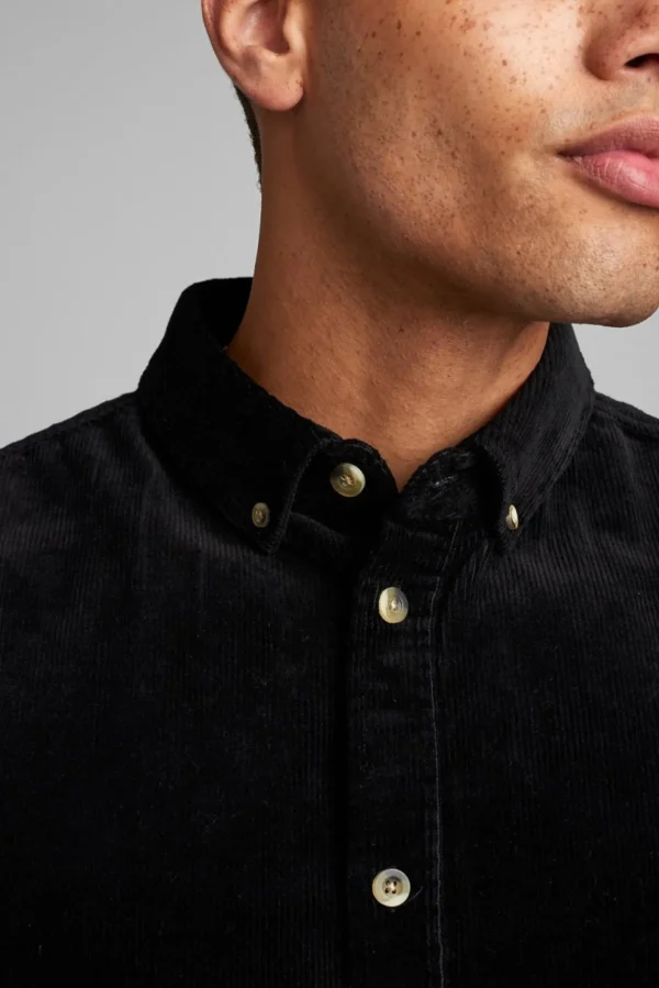 Mand Anerkjendt Akkonrad Corduroy Shirt - Caviar