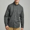 Mand Anerkjendt Akkonrad Melange Shirt - Granit Grey Mel