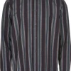 Mand Anerkjendt Akkonrad Stripe Shirt - Sky Captain