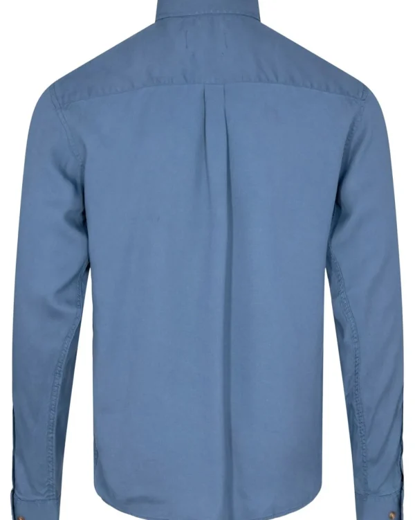 Mand Anerkjendt Akkonrad Tensel Shirt - Cornet Blue