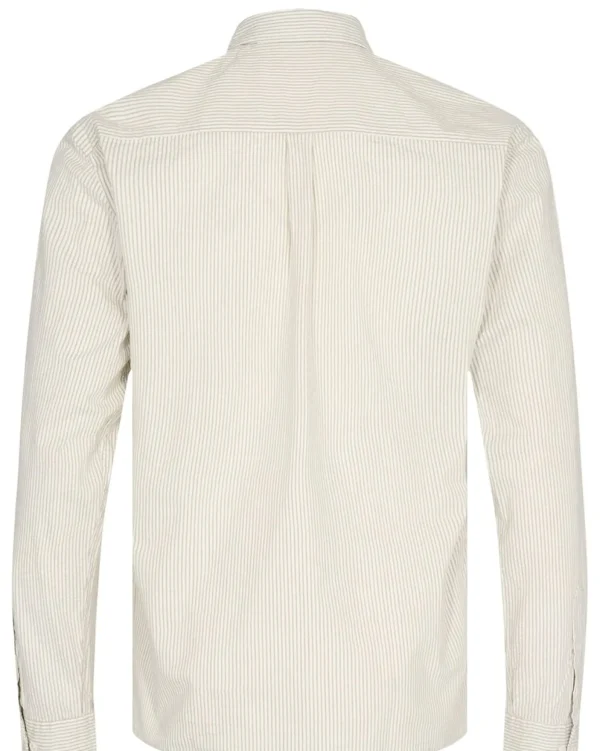 Mand Anerkjendt Akkurt L/S Placket Detail - Chateau Gray