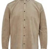 Mand Anerkjendt Akleif Corduroy Shirt - Cobblestone