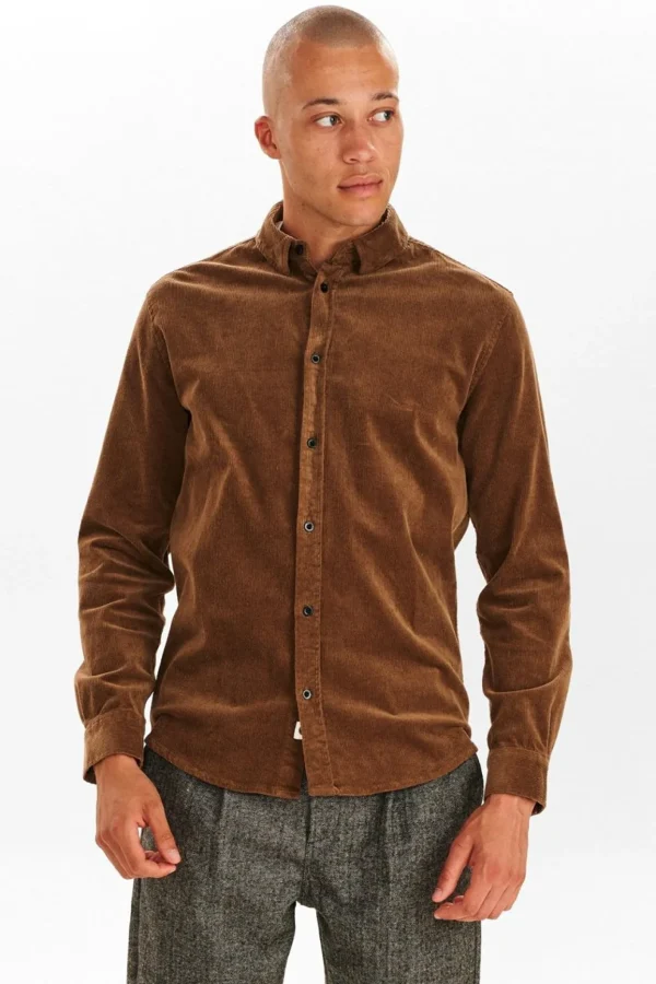 Mand Anerkjendt Akleif Corduroy Shirt - Cub