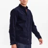 Mand Anerkjendt Akleif Corduroy Shirt - Dark Navy