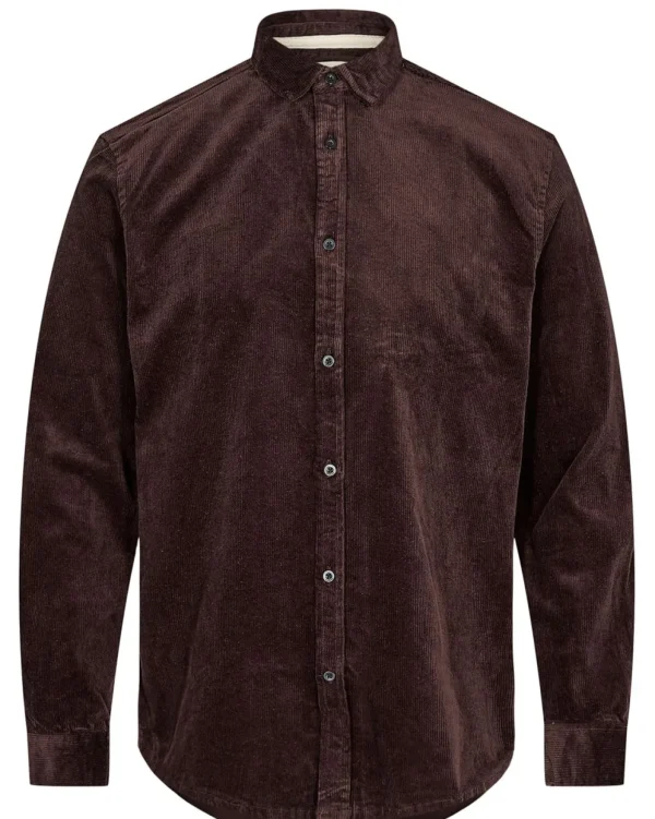 Mand Anerkjendt Akleif Corduroy Shirt - Demitasse