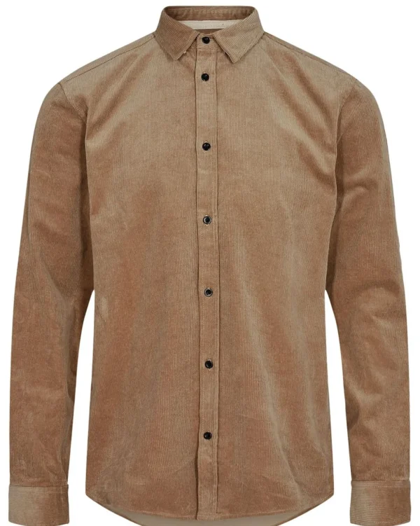 Mand Anerkjendt Akleif Corduroy Shirt - Incense