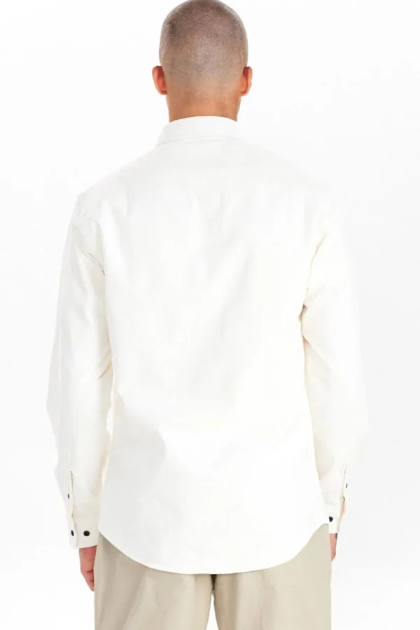 Mand Anerkjendt Akleif Corduroy Shirt - Tofu