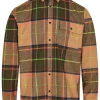 Mand Anerkjendt Akleif L/S Checked Shirt - Forest Night