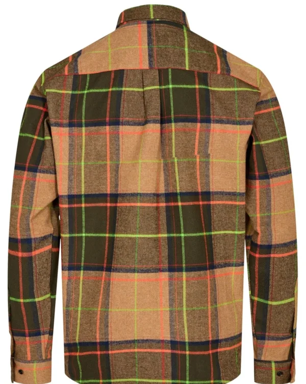 Mand Anerkjendt Akleif L/S Checked Shirt - Forest Night