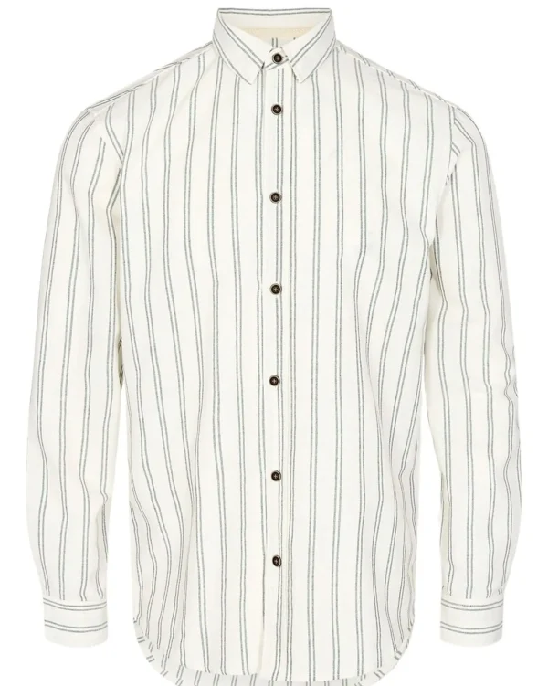 Mand Anerkjendt Akleif L/S Double Stripe - Pine Grove