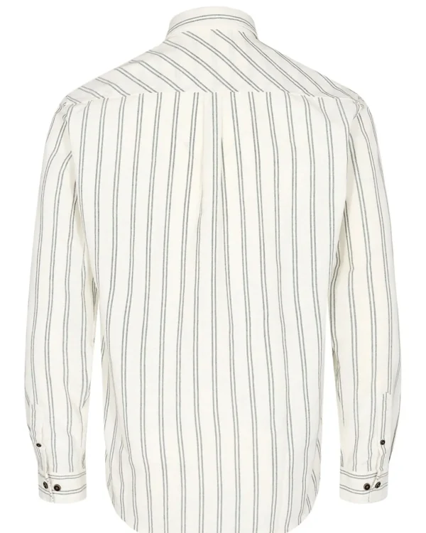 Mand Anerkjendt Akleif L/S Double Stripe - Pine Grove