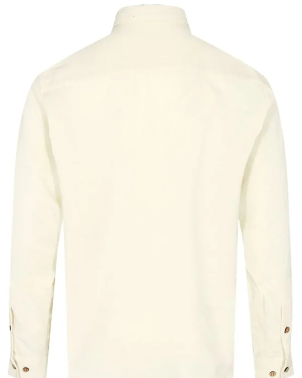 Mand Anerkjendt Akleif L/S Musselin Shirt - Tofu