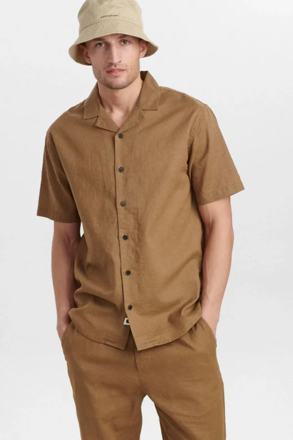 Mand Anerkjendt Akleo Linen Shirt - Cub