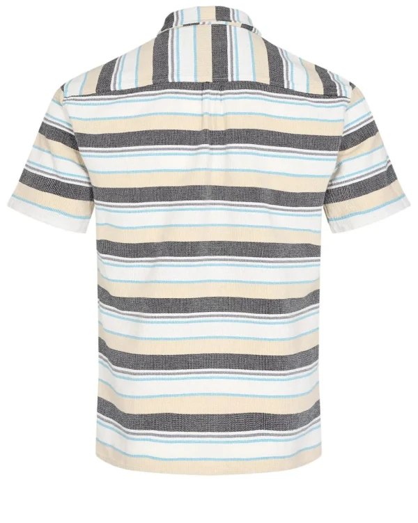 Mand Anerkjendt Akleon S/S Bucle Shirt - Tofu