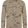 Mand Anerkjendt Aklion Jacquard Overshirt - Olivine