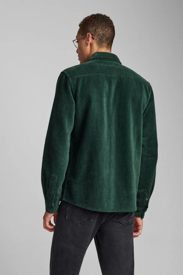 Mand Anerkjendt Akloge Corduroy Overshirt - Pine Grove