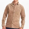 Mand Anerkjendt Aklouis Corduroy Shirt - Cobblestone