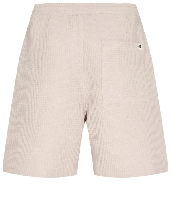 Mand Anerkjendt Aklt Jakob Waffle Shorts - Chateau Gray