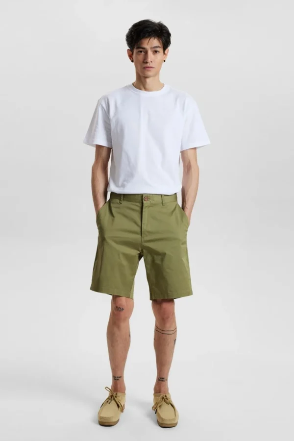 Mand Anerkjendt Aklt James Chino Short - Olivine