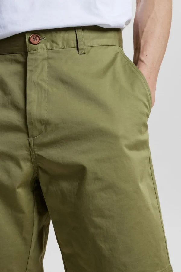 Mand Anerkjendt Aklt James Chino Short - Olivine