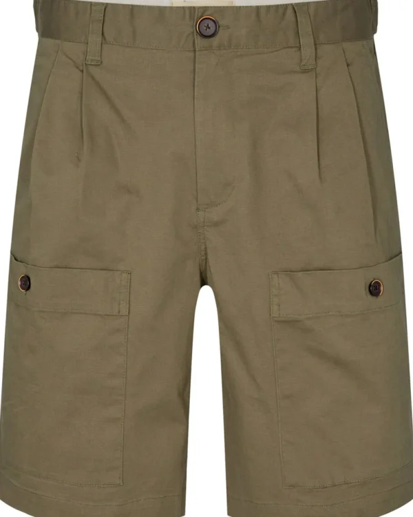 Mand Anerkjendt Aklt Jan Cargo Shorts - Olivine