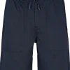 Mand Anerkjendt Aklt Jan Elasticated Shorts - Sky Captain