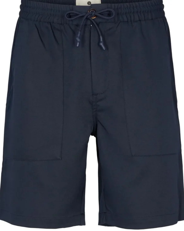 Mand Anerkjendt Aklt Jan Elasticated Shorts - Sky Captain