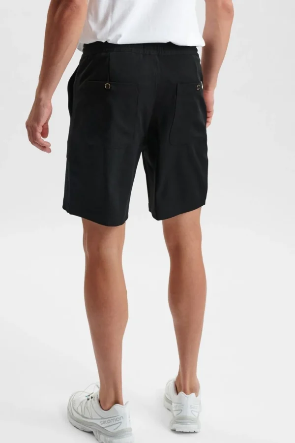 Mand Anerkjendt Aklt Jan Elasticated Shorts - Caviar