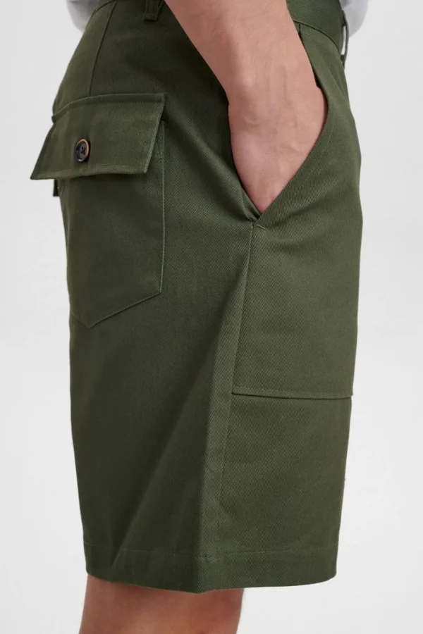 Mand Anerkjendt Aklt Jan Fattique Worker Shorts - R. Green