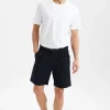 Mand Anerkjendt Aklt Jan Pleat Shorts - Sky Captain