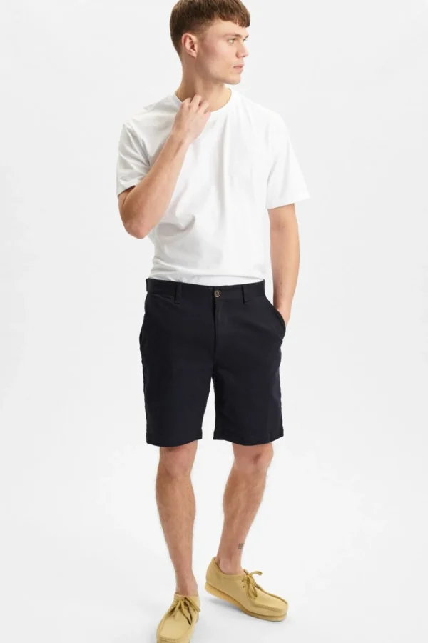 Mand Anerkjendt Aklt John Organic Shorts - Sky Captain