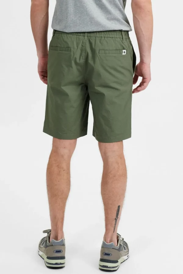 Mand Anerkjendt Aklt John Rib Stop Shorts - Olivine