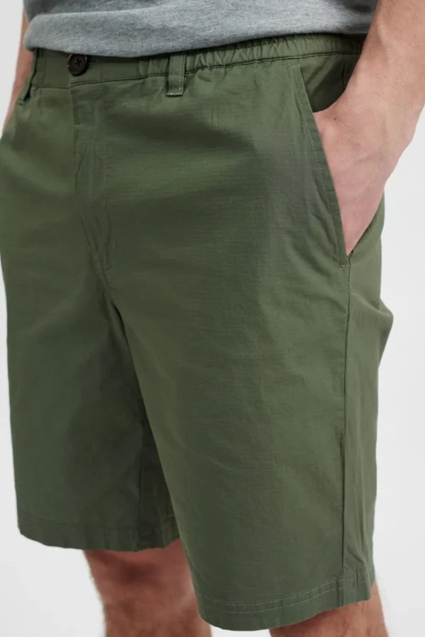 Mand Anerkjendt Aklt John Rib Stop Shorts - Olivine