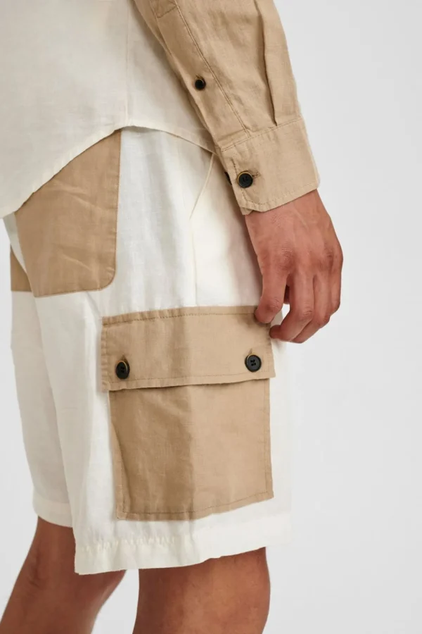 Mand Anerkjendt Aklt Ole Cargo Shorts - Tofu